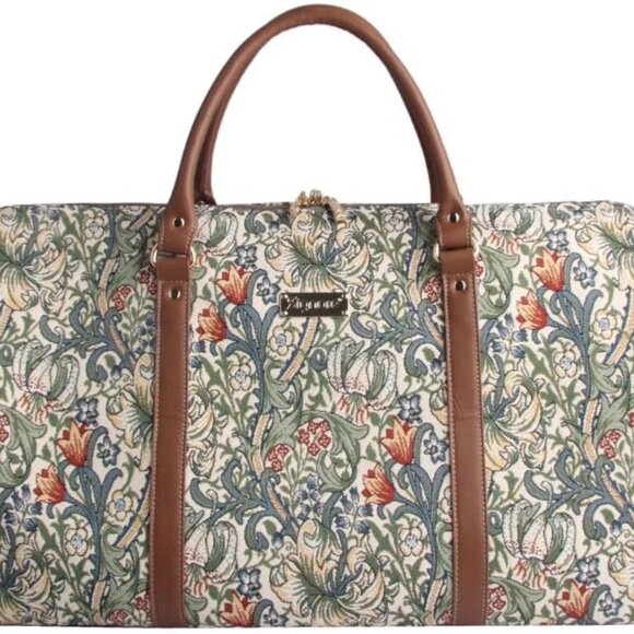 Tapestry Large Travel Duffle Bag Ladies Overnight Weekender Carryon Gym Sports D